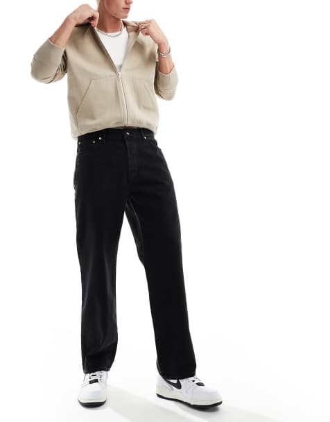 ONLY & SONS - Fade - Jeans met losse pasvorm in zwart met wassing - view 1