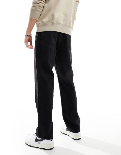 ONLY & SONS - Fade - Jeans met losse pasvorm in zwart met wassing, 3 van 5