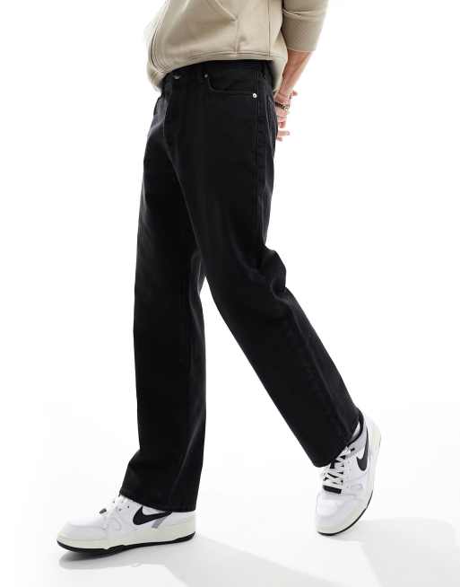 ONLY & SONS - Fade - Jeans met losse pasvorm in zwart met wassing, 4 van 5