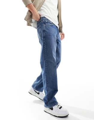SONS - Fade - Lockere Jeans mit mittelblauer Waschung Blau W71 L76 cm