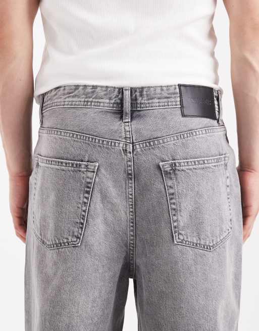 ONLY & SONS Fade loose fit jeans in grey, 4 of 5