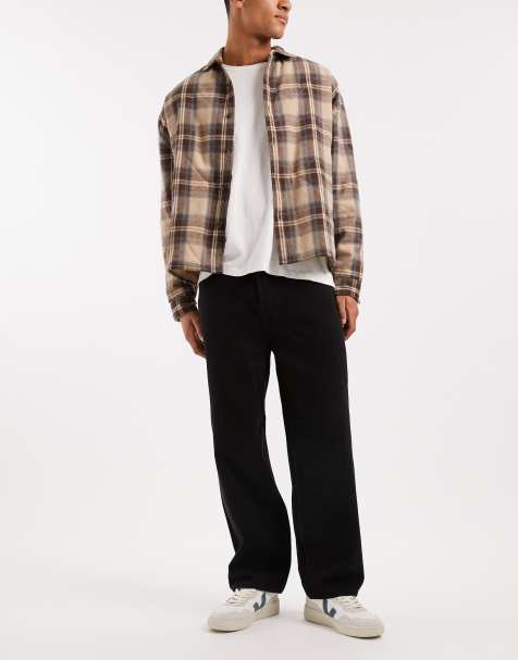 ONLY & SONS Fade loose fit jeans in washed black - view 1