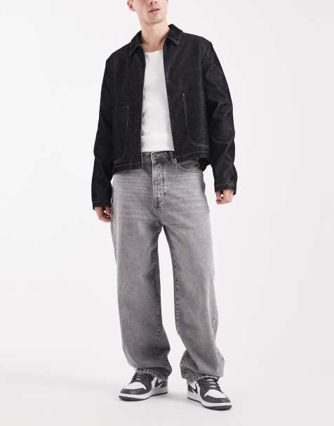 ONLY & SONS Fade loose fit jeans in grey