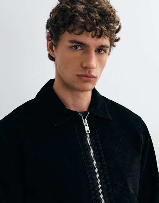ONLY & SONS faux leather jacket in black, 5 of 5