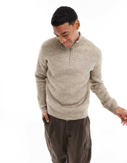 Half zip hotsell jumper wool