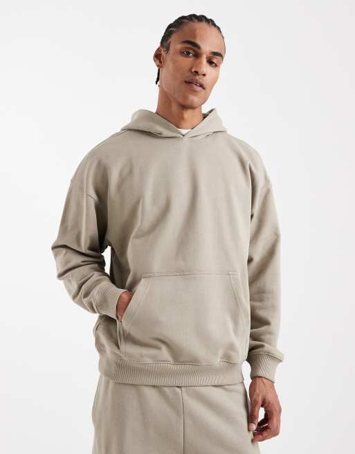 ONLY & SONS - Coordinato in 3 parti premium pesante 400 g/m² marrone grigio, 2 di 4