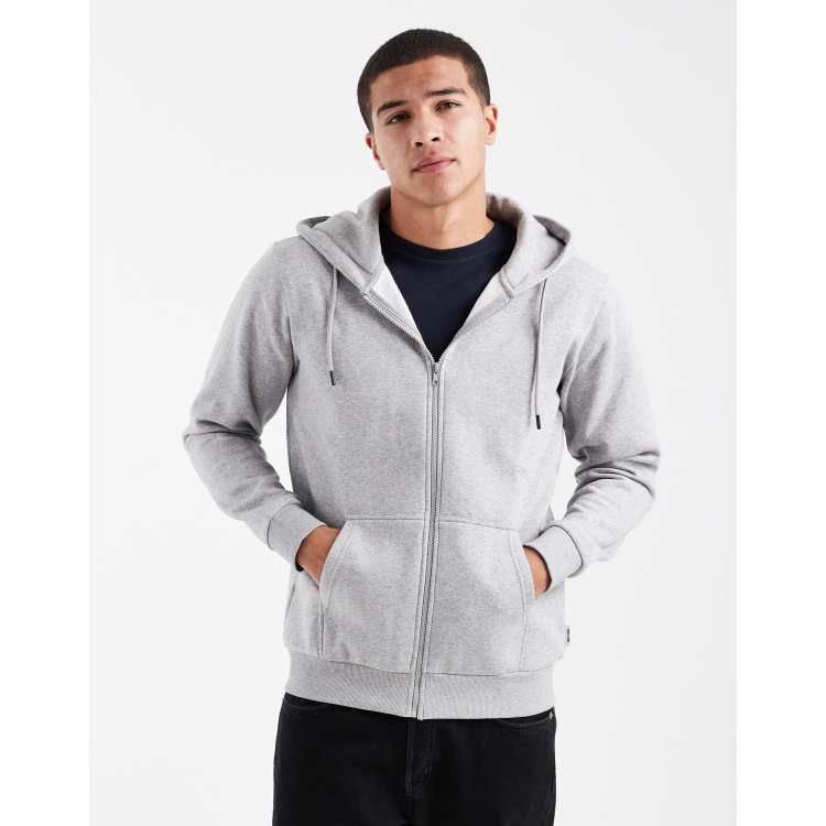 Felpa a costine con cappuccio Loose Fit - Grigio scuro/Soho Heights