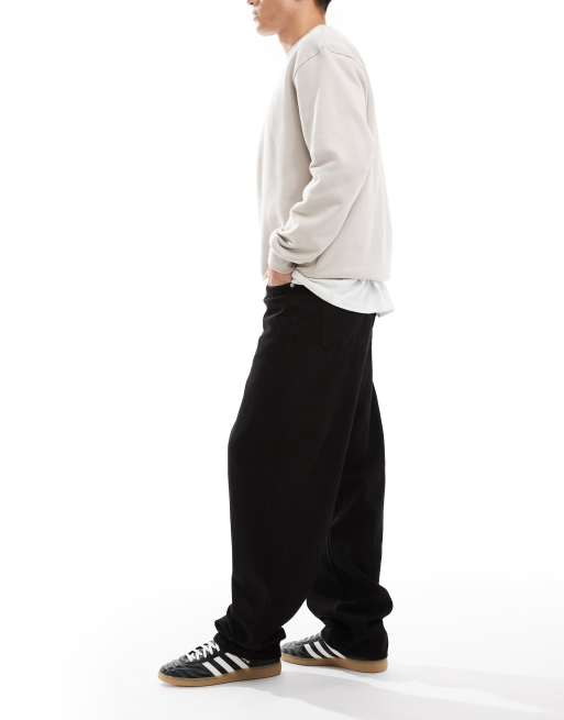 Only & Sons - Five - Baggy jeans in zwart met wassing, 3 van 5