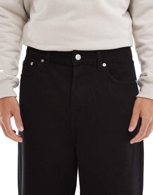 Only & Sons - Five - Baggy jeans in zwart met wassing, 4 van 5