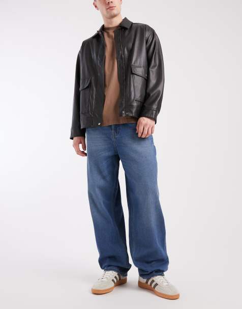 ONLY & SONS – Five – Mellanblå, baggy jeans - view 1