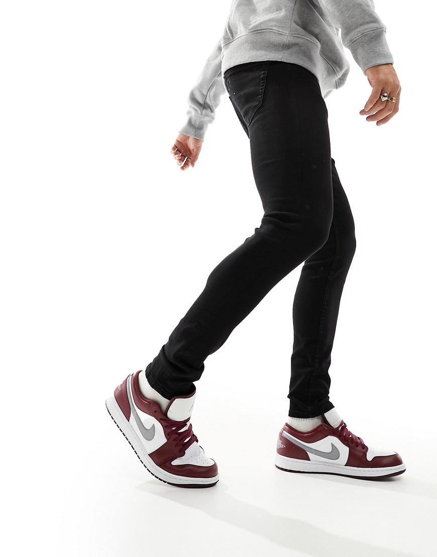 fly super skinny fit jeans in black