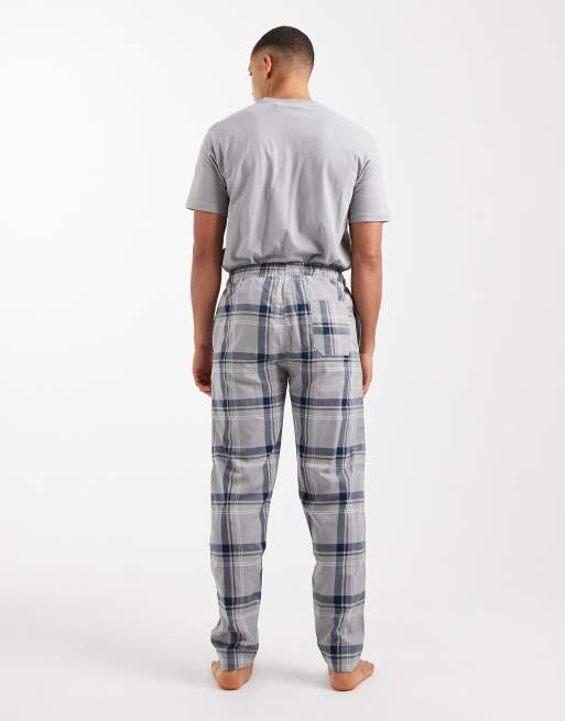 Only & Sons - Gavesæt med grå T-shirt og ternede bukser, 2 af 5