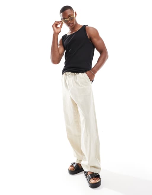 ONLY & SONS - Geribbelde tanktop in zwart, 2 van 4