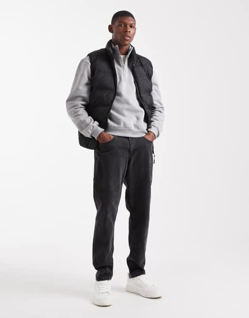 Only & Sons - Gewatteerde bodywarmer in zwart, 2 van 5