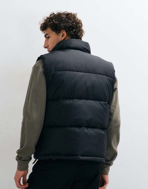 ONLY & SONS gewatteerde bodywarmer in zwart, 2 van 5