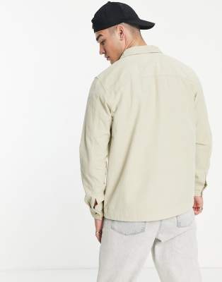 Giacca in velluto a coste beige con tre tasche-Neutro - Only&Sons Camicia donna  - immagine1