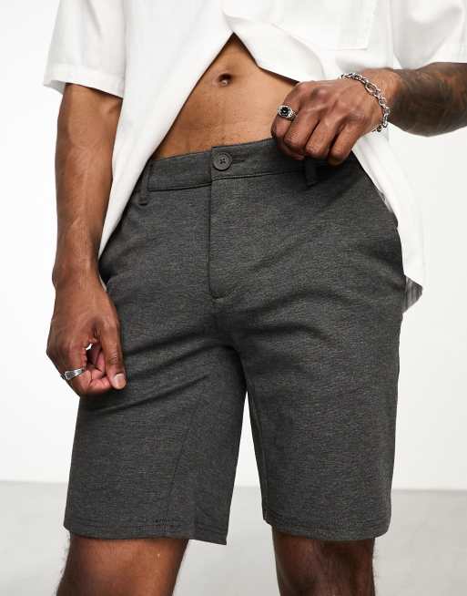 Only & Sons – Grå finshorts i jersey, 3 av 4
