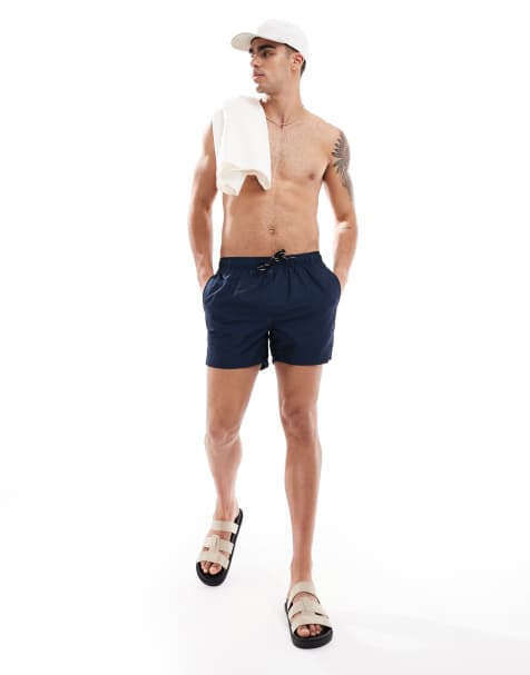 ONLY & SONS swim shorts in navy