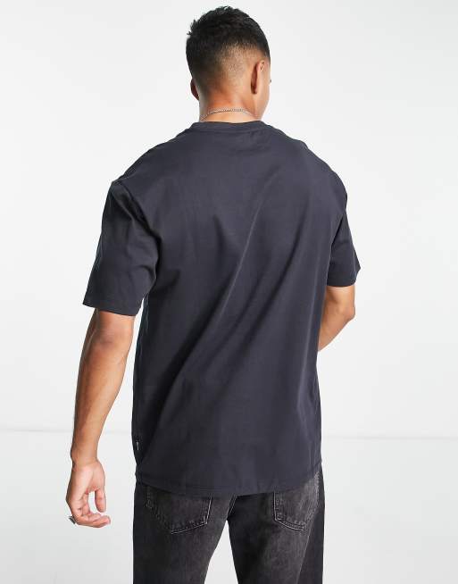 Only & Sons – Granatowy luźny T-shirt, 2 z 4
