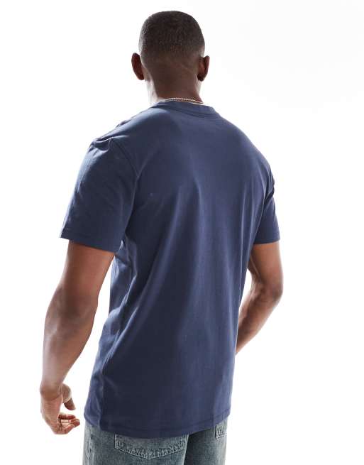 ONLY & SONS – Granatowy T-shirt o regularnym kroju, 4 z 4