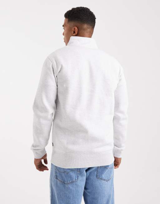 ONLY & SONS half zip sweat in light grey, 3 of 5