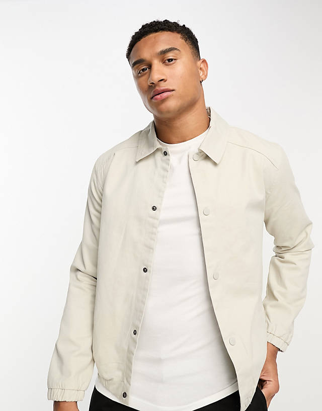 ONLY & SONS - harrington jacket in stone