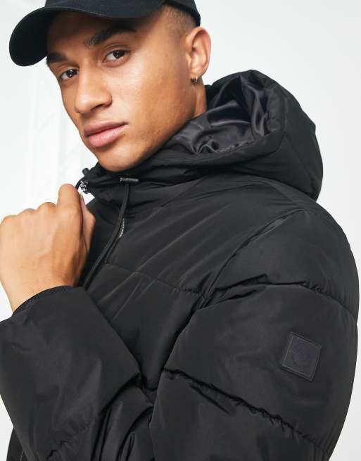 Essentials Men's Heavyweight Hooded Puffer Coat