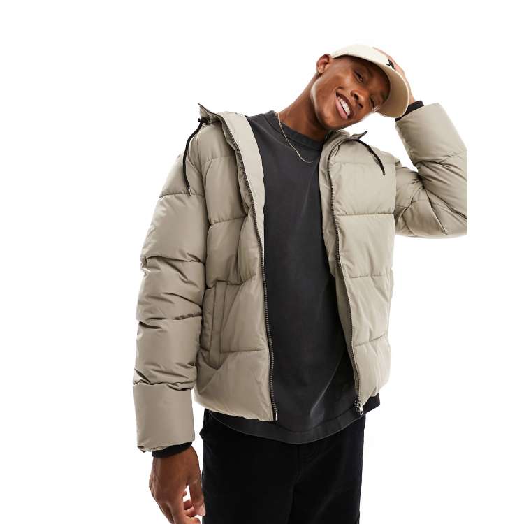 Heavyweight hooded puffer jacket outlet