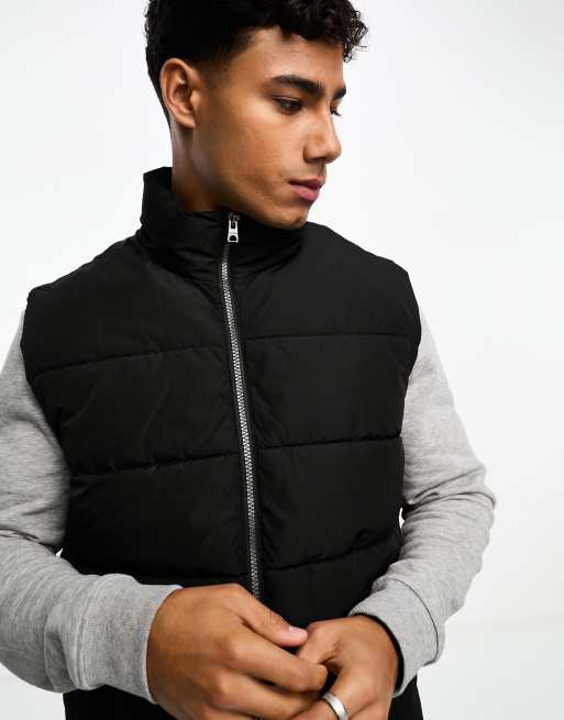 Black puffer 2024 gilet mens