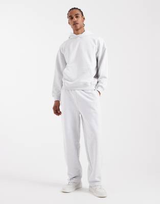 SONS - Hochwertige, schwere Loose-Fit-Jogginghose in Hellgrau, 400 g/m², Kombiteil Grau M