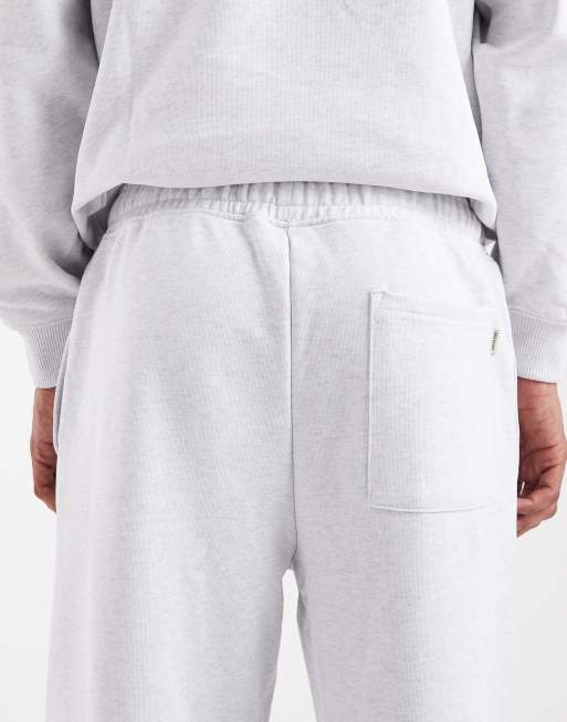 ONLY & SONS – Hochwertige, schwere Loose-Fit-Jogginghose in Hellgrau, 400 g/m², Kombiteil, 5 von 5