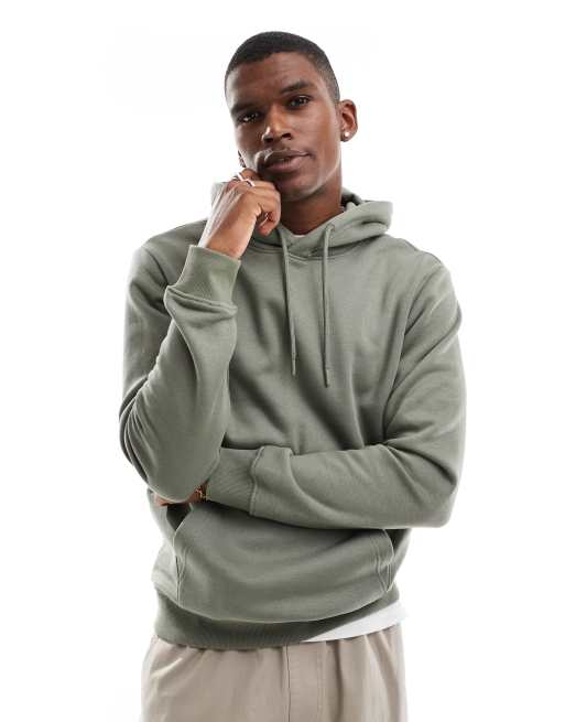 Only & Sons - Hoodie in donker saliegroen, 2 van 4