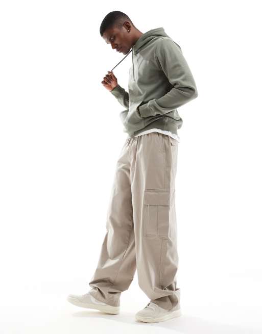 Only & Sons - Hoodie in donker saliegroen, 3 van 4