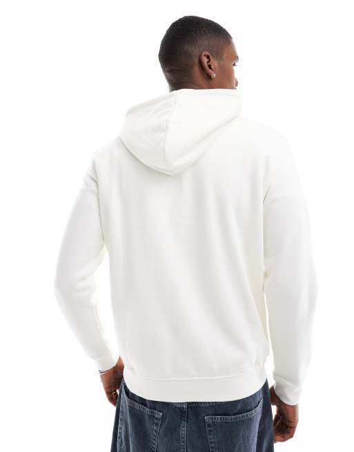 ONLY & SONS hoodie in off white, 3 of 4