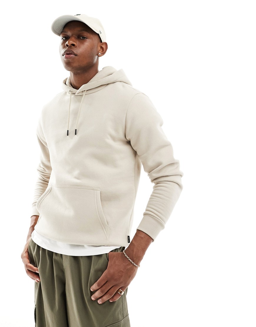 ONLY & SONS hoodie in stone-Neutral