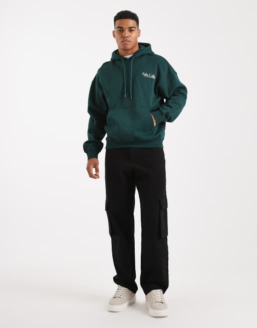 ONLY & SONS - Hoodie met print in donkergroen, 2 van 5