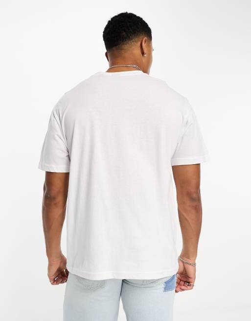 Only & Sons - Hvid afslappet T-shirt, 2 af 4