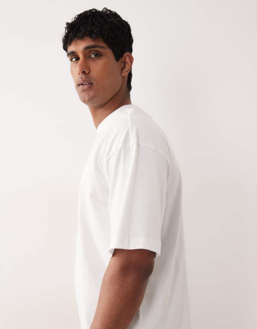 Only & Sons - hvid firkantet t-shirt, 4 af 5