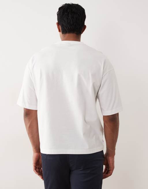 Only & Sons - hvid firkantet t-shirt, 5 af 5