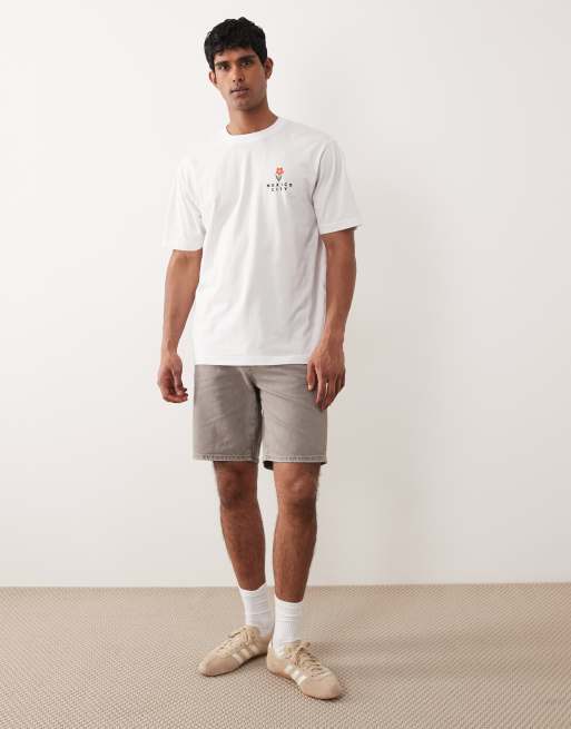 ONLY & SONS - Hvid oversized T-shirt med 'Mexico City'-print på ryggen, 2 af 5