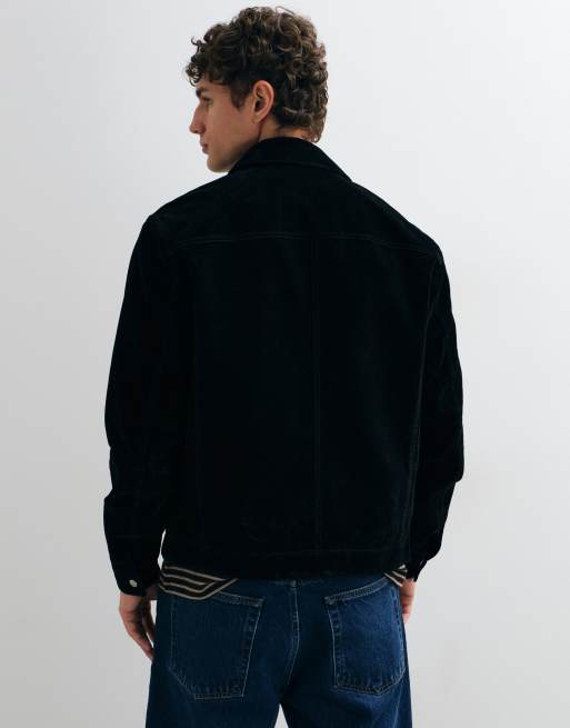 ONLY & SONS jack van imitatieleer in zwart, 2 van 5