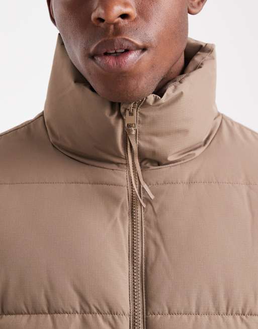 ONLY & SONS – Jasnobrązowa ocieplana kurtka oversize, 5 z 5