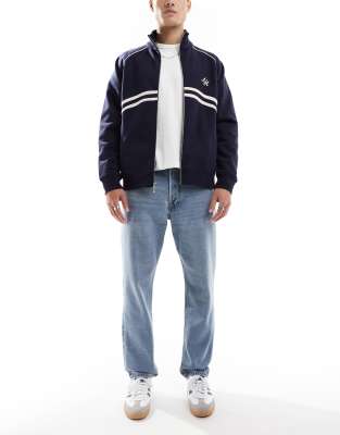 ONLY & SONS - Jean fuselé large - Bleu clair délavé