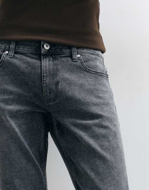 ONLY & SONS jean slim fit délavé gris foncé, 4 de 5