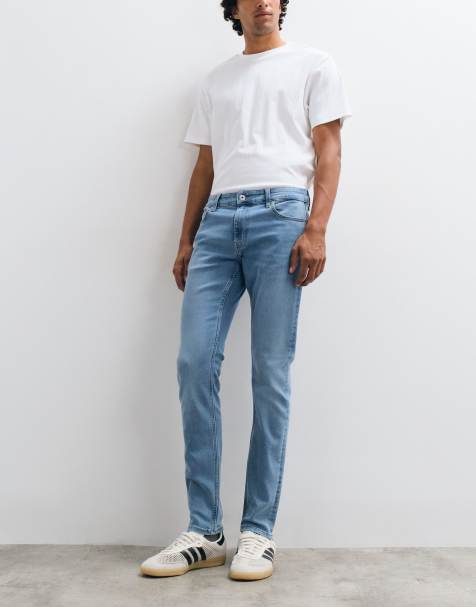 ONLY & SONS jean slim fit Loom délavage vintage bleu clair - view 1