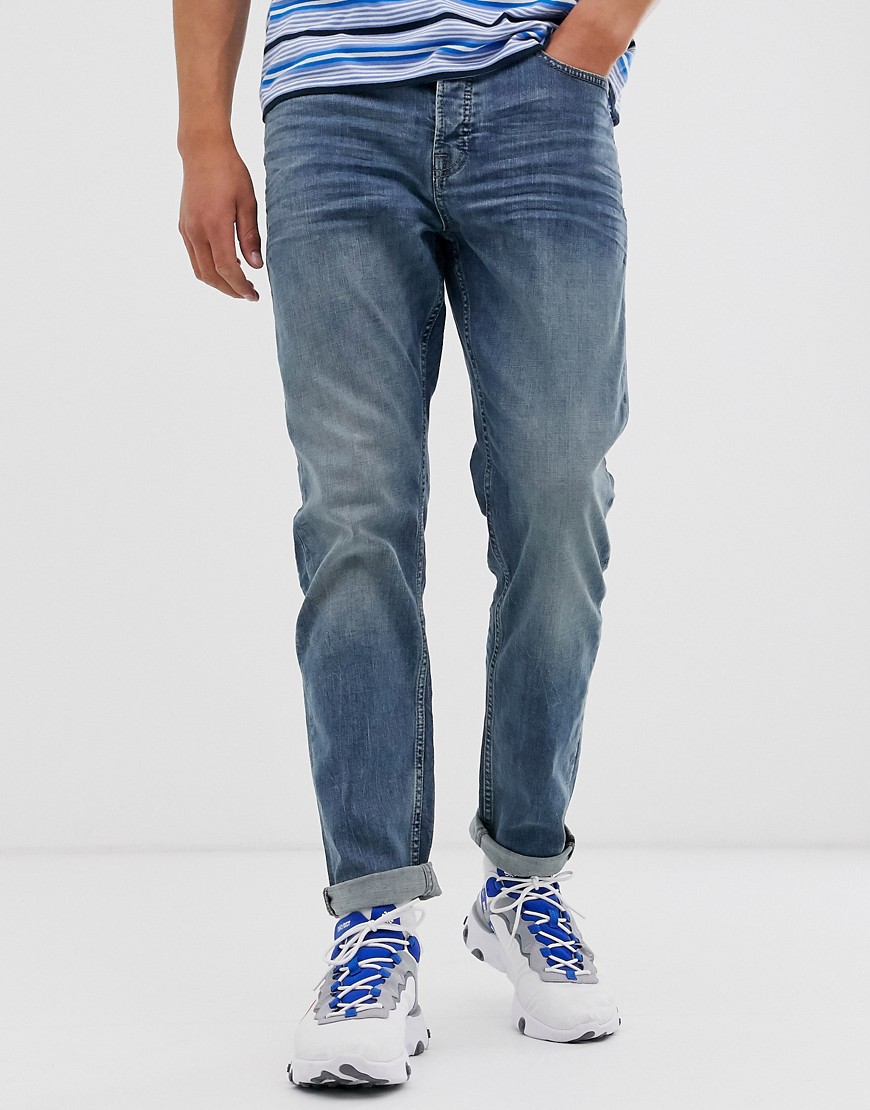 Only & Sons - Jeans affusolati blu medio