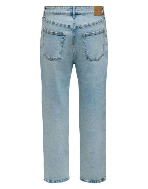 ONLY & SONS - Jeans ampi blu medio, 7 di 7