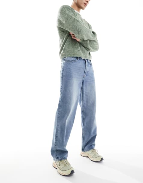 ONLY & SONS – Jeans in hellblauer Waschung mit lockerem Schnitt - view 1