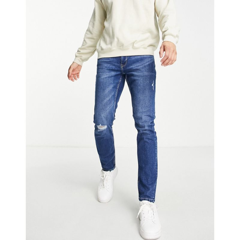 GIjtO Jeans slim Only & Sons - Jeans slim con strappi blu medio