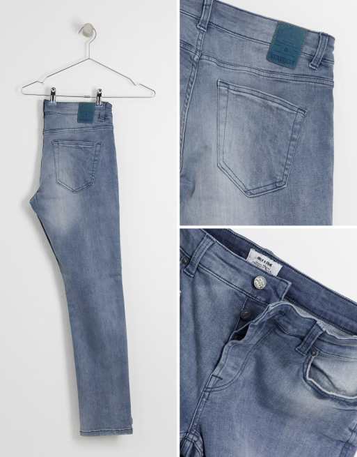 Only & Sons - Jeans slim lavaggio blu grigio, 2 di 4